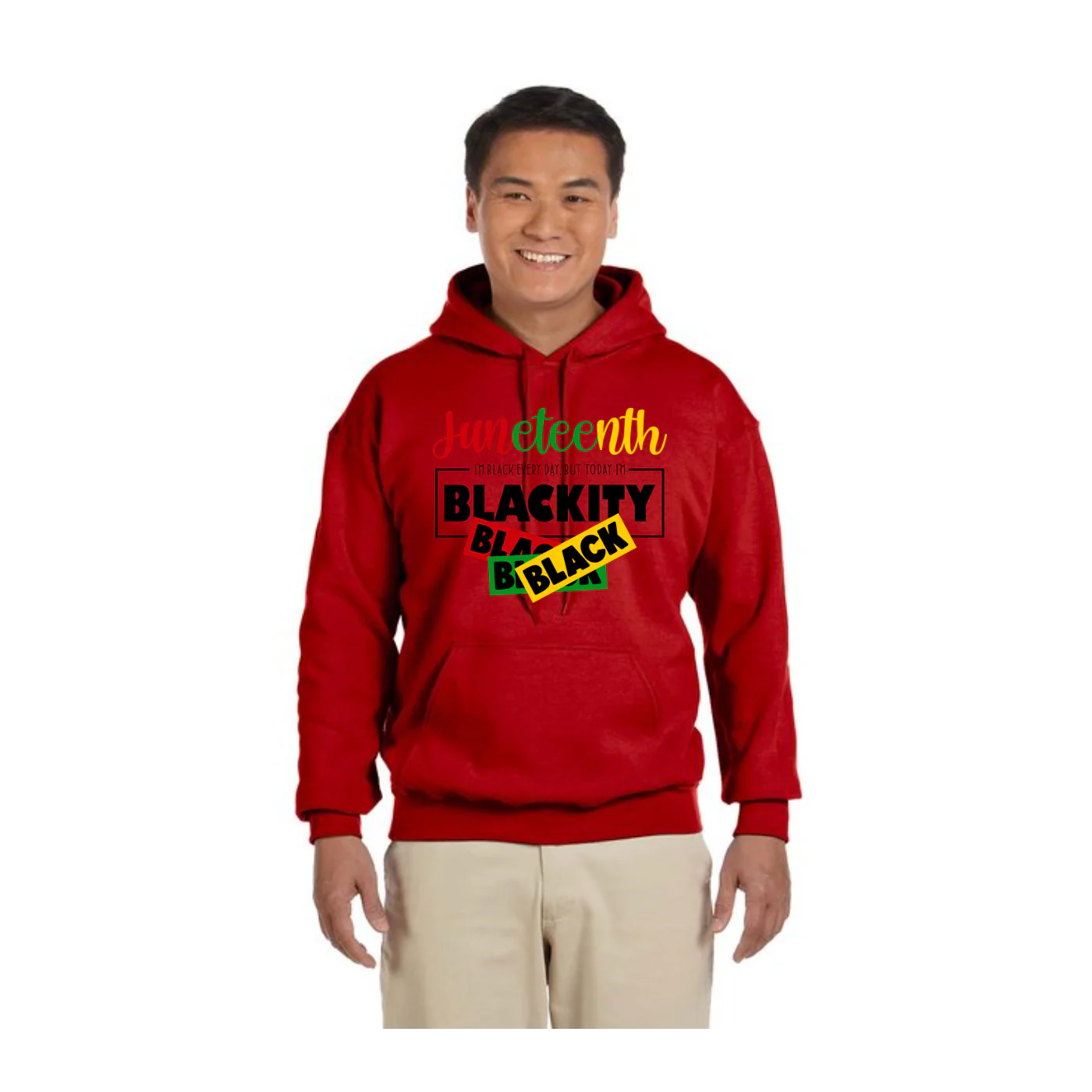 Custom Adult Hoodie Printed by DTFOrder