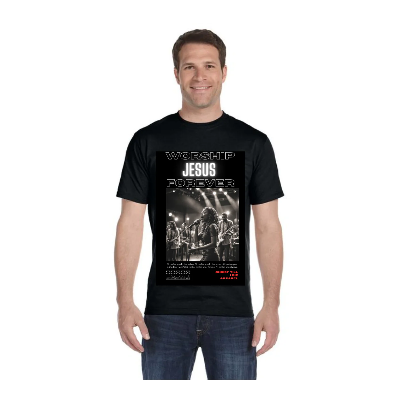 Custom Adult T-Shirt Printed by DTFOrder