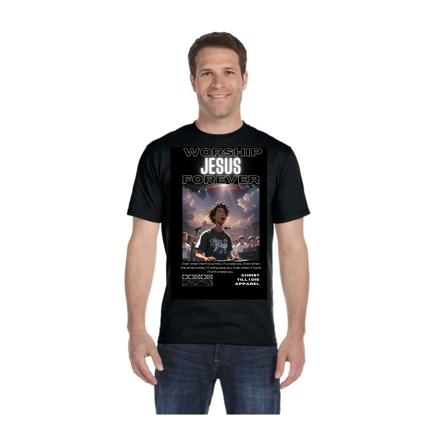 Custom Adult T-Shirt Printed by DTFOrder