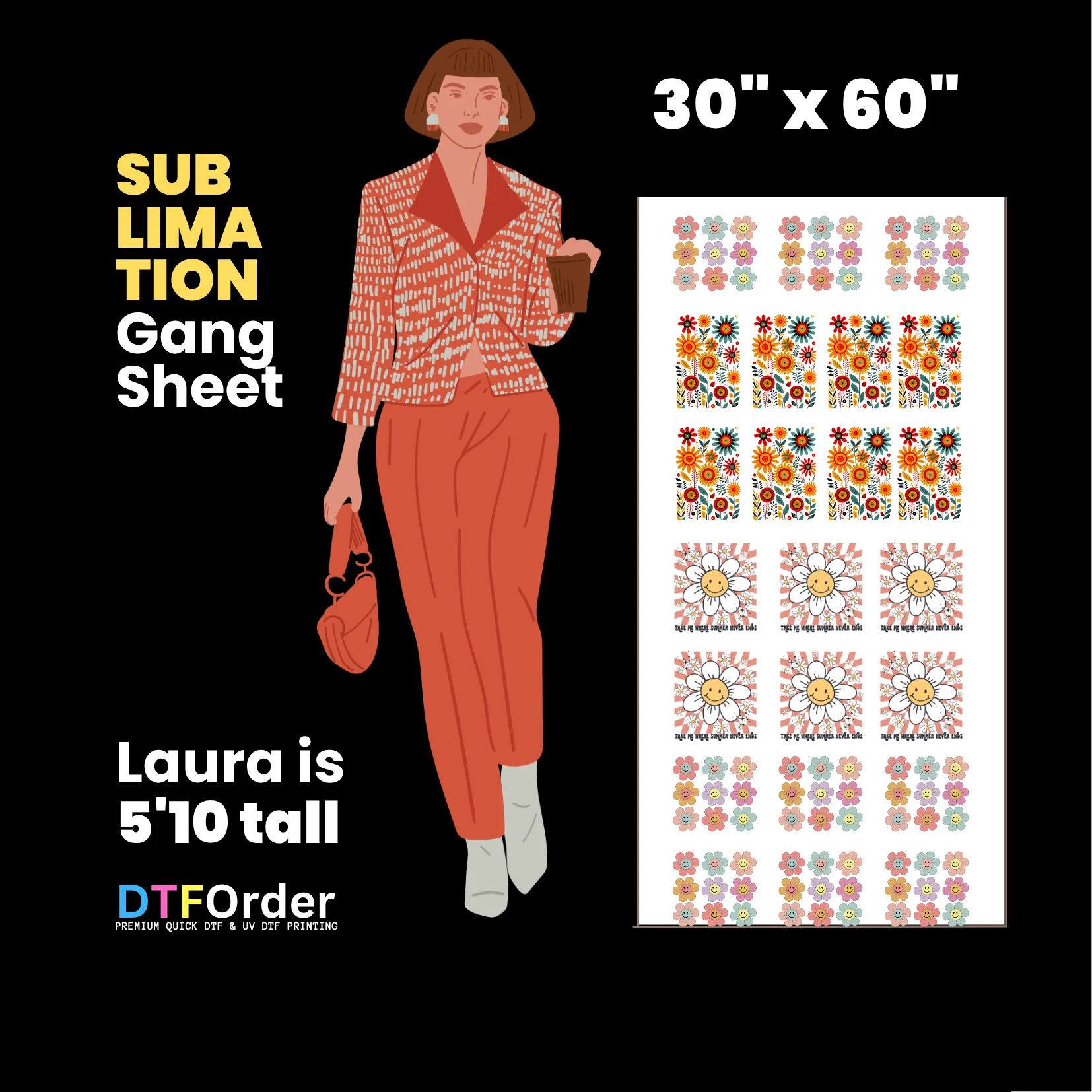 Gang Sheet Builder 30inch (Sublimation) - Image 2
