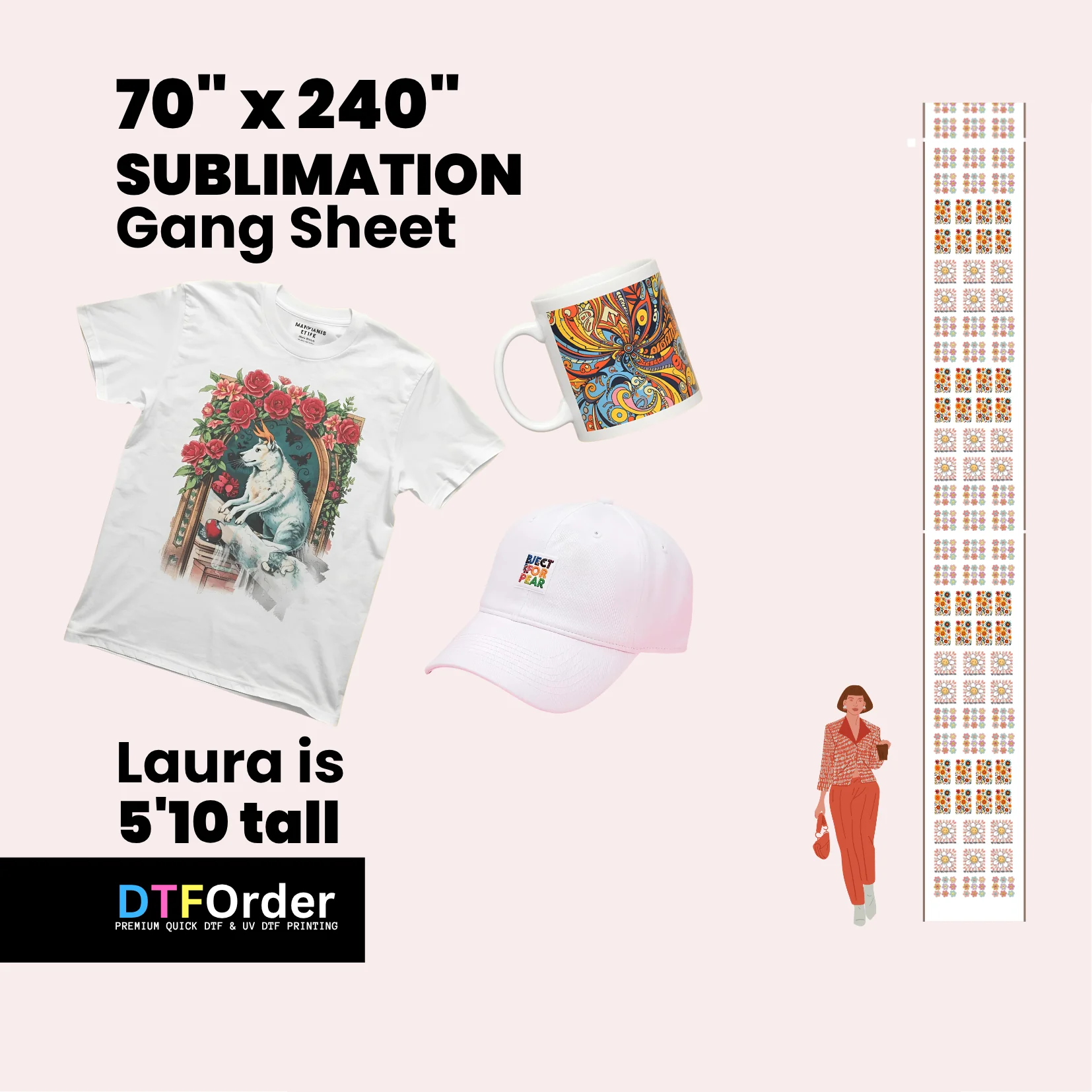 Gang Sheet Builder 70inch (Sublimation) - Image 4